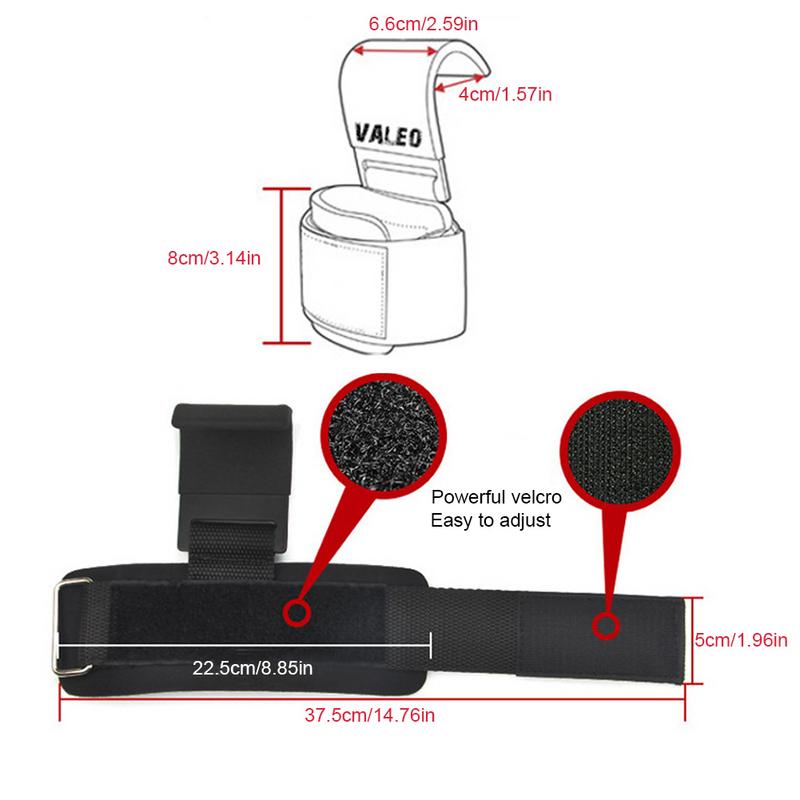 Weightlifting Hook Gloves (1 pair)